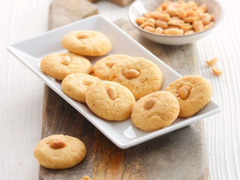 Crunchy Erdnussbutter Kekse