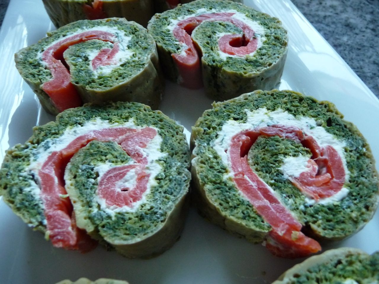 Spinat-Roulade
